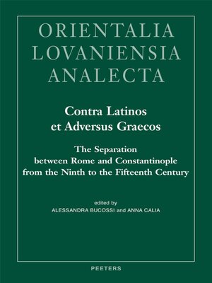cover image of Contra Latinos et Adversus Graecos